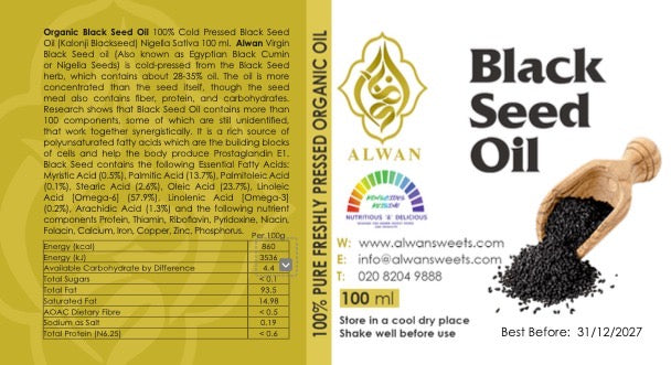 Black Seed Oil, 100ml